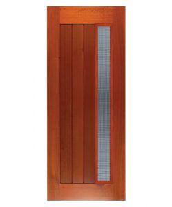 Vertical plank with safebreeze ventilation
