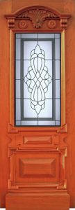 chateau leadlight door