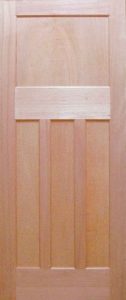 4 Panel High Waist timber door