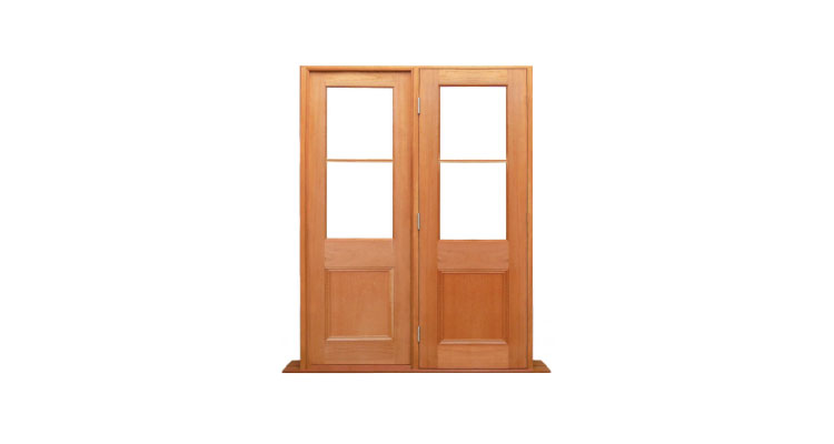 victorian 2 light 1 door 1 sidelight fixed timber french door combination