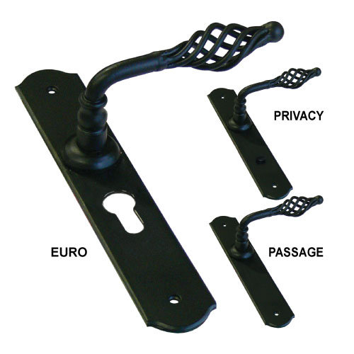 provence lever on plate black